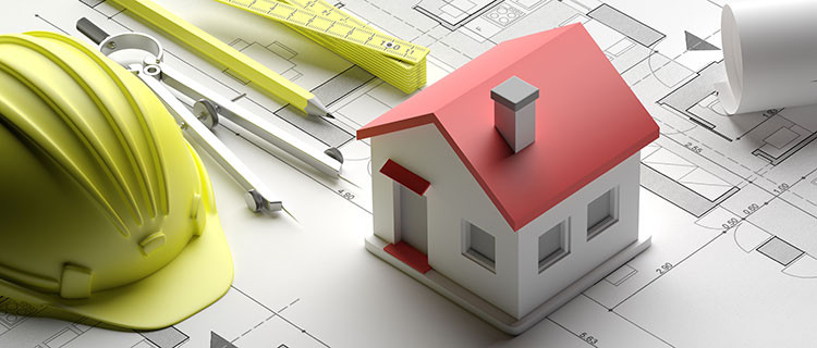 Grundriss und 3d-Modell eines Hauses
