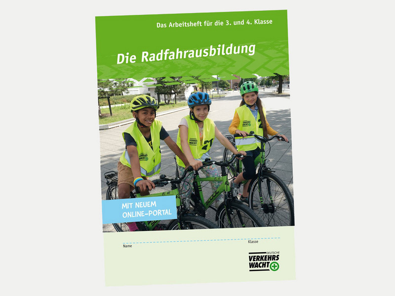Deckblatt der Lernbroschüre „Die Radfahrausbildung“